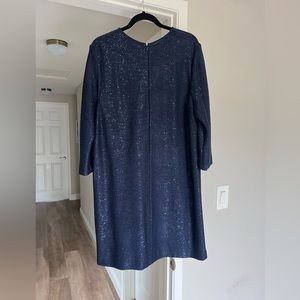 St. John Evening Dress navy sequin size 18